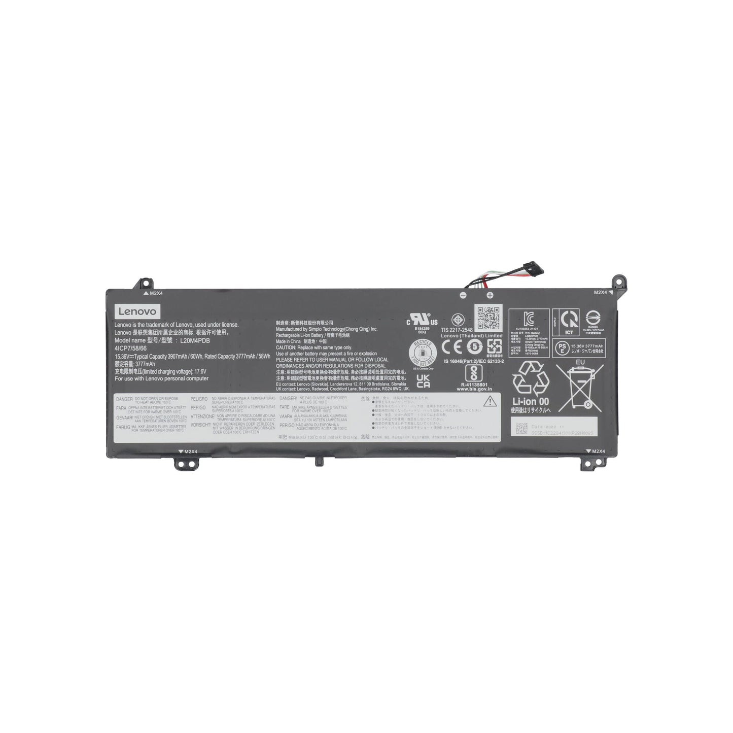 Lenovo -Laptop -Akku 3770 mAh