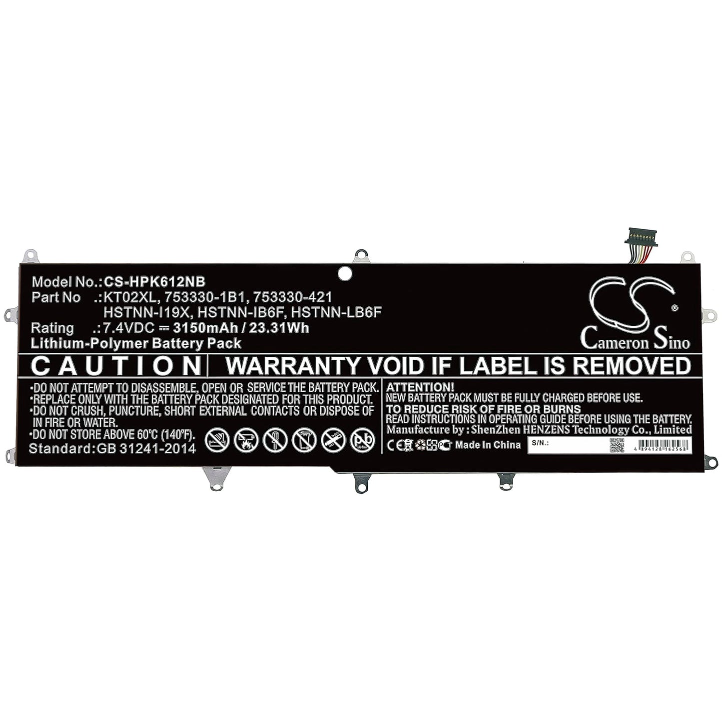 Laptop -Akku (Tastatur) 3150mah