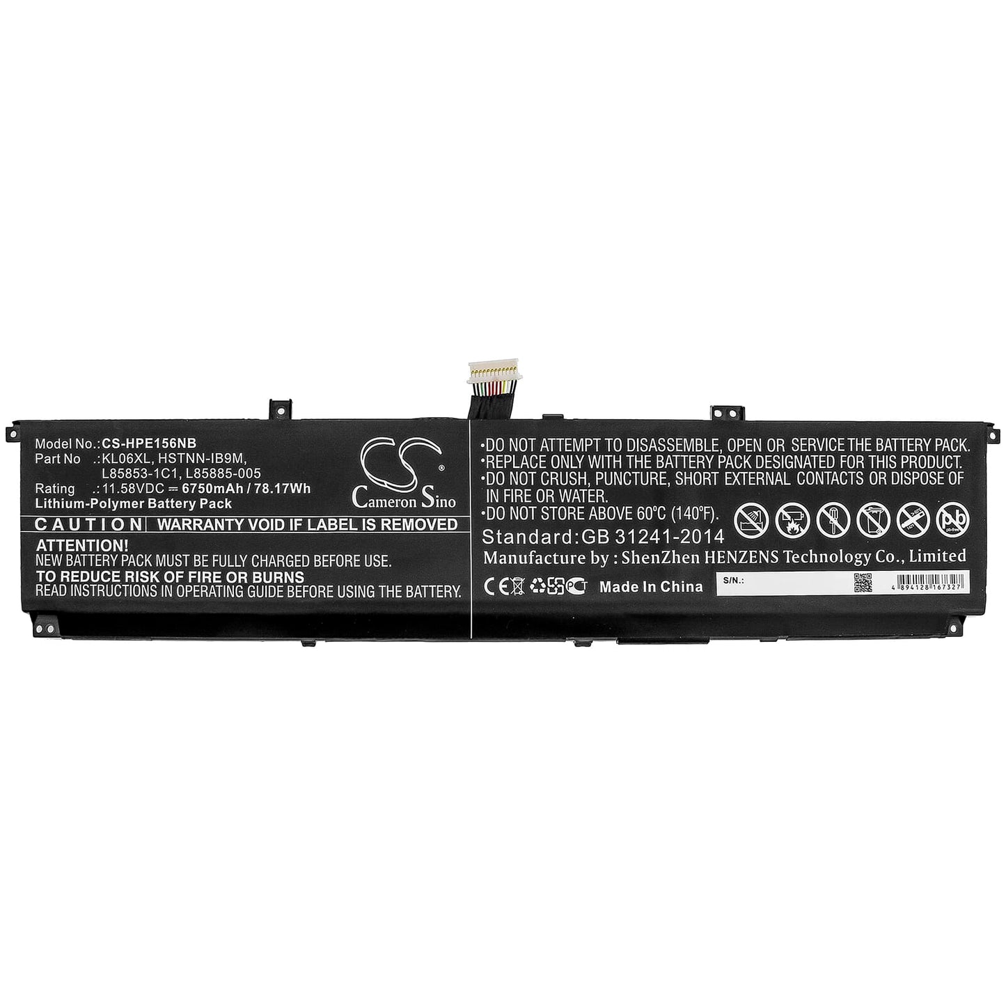 Laptop -Batterie 6750mah