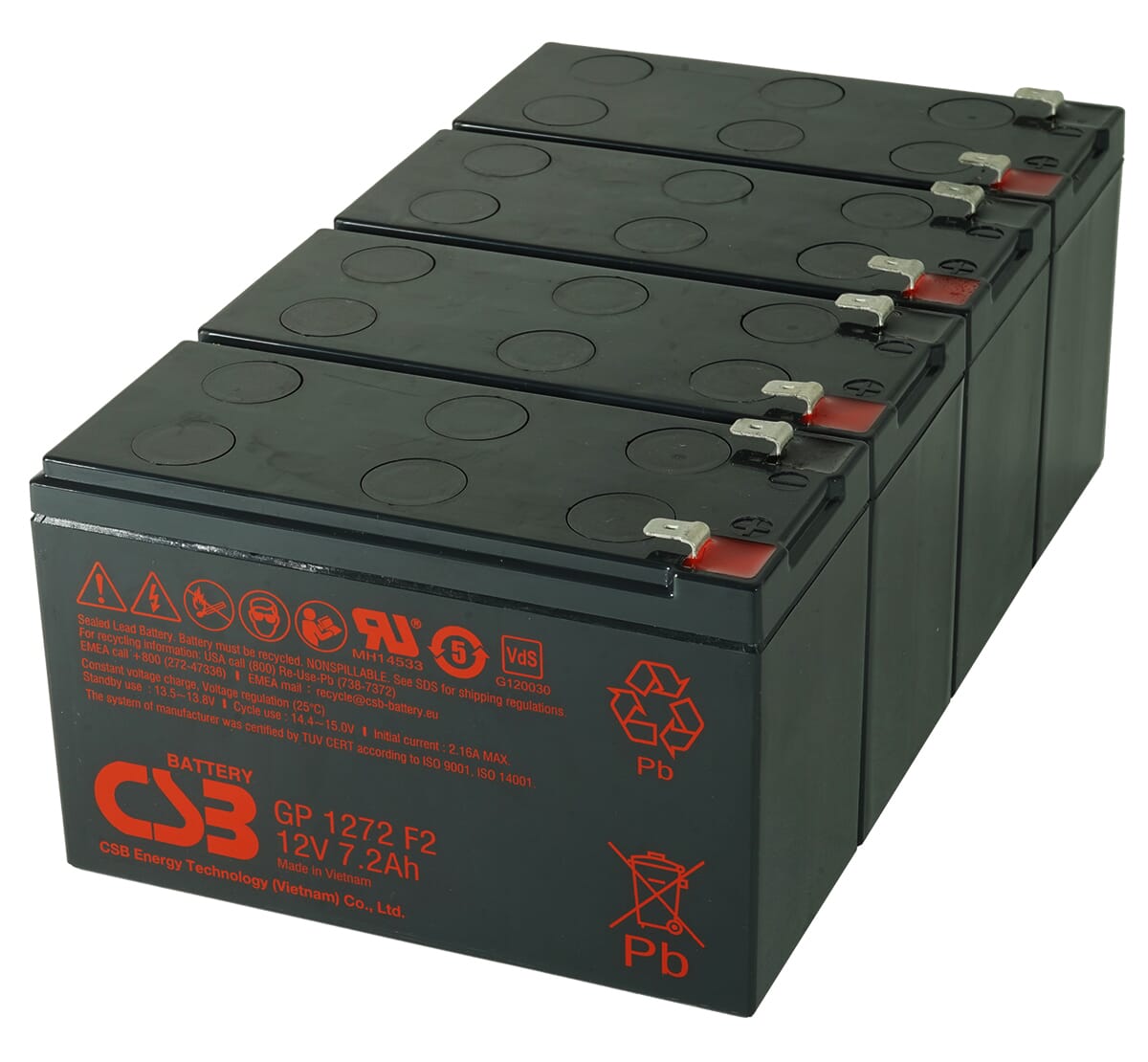 CSB -Batterie CSB UPS Batterieersatz RBC132