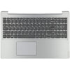 Lenovo Laptop Tastatur QWERTY Us + Top Cover Silber