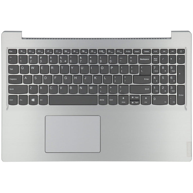 Lenovo Laptop Tastatur QWERTY Us + Top Cover Silber
