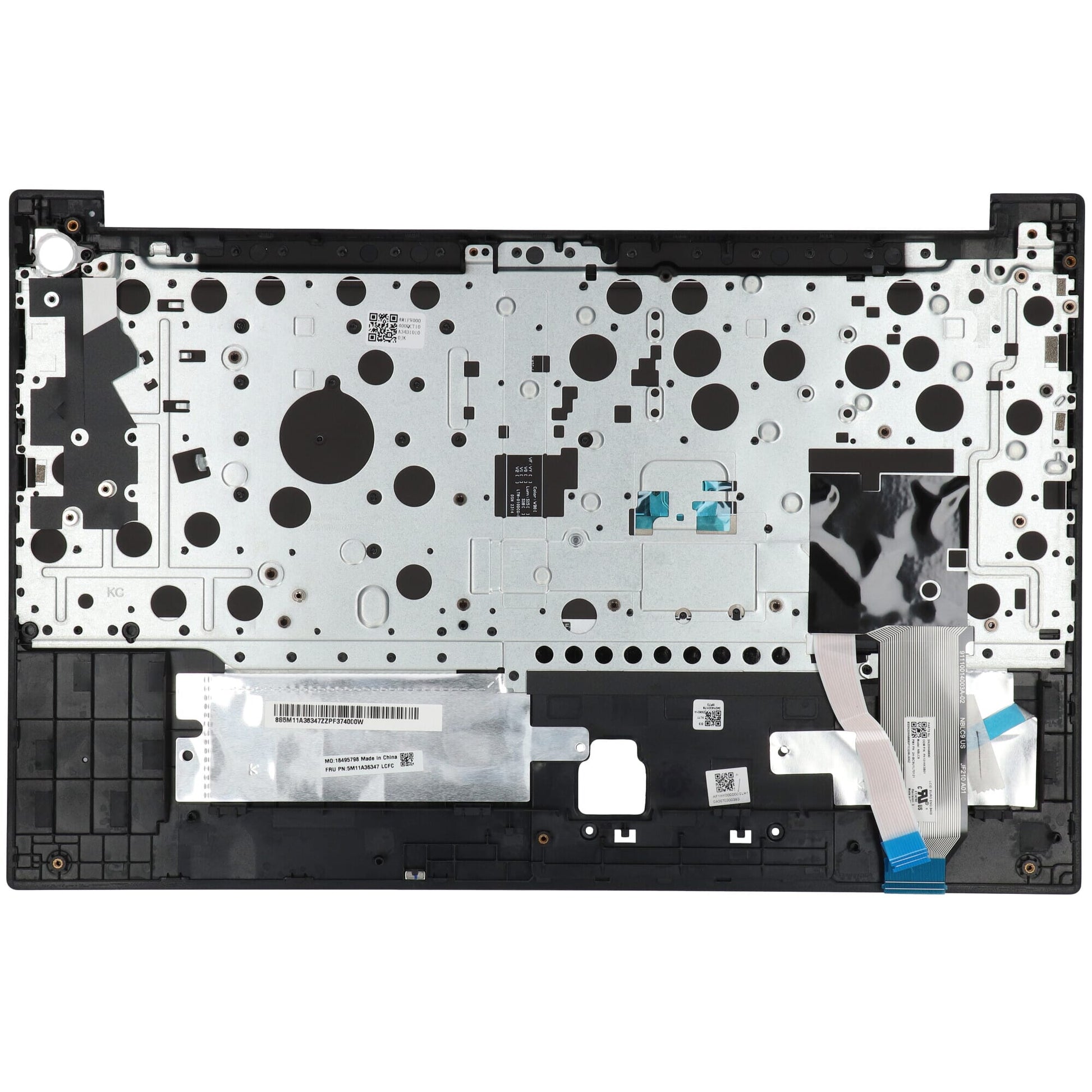 Lenovo Laptop-Tastatur QWERTY Us + Top Cover-Black