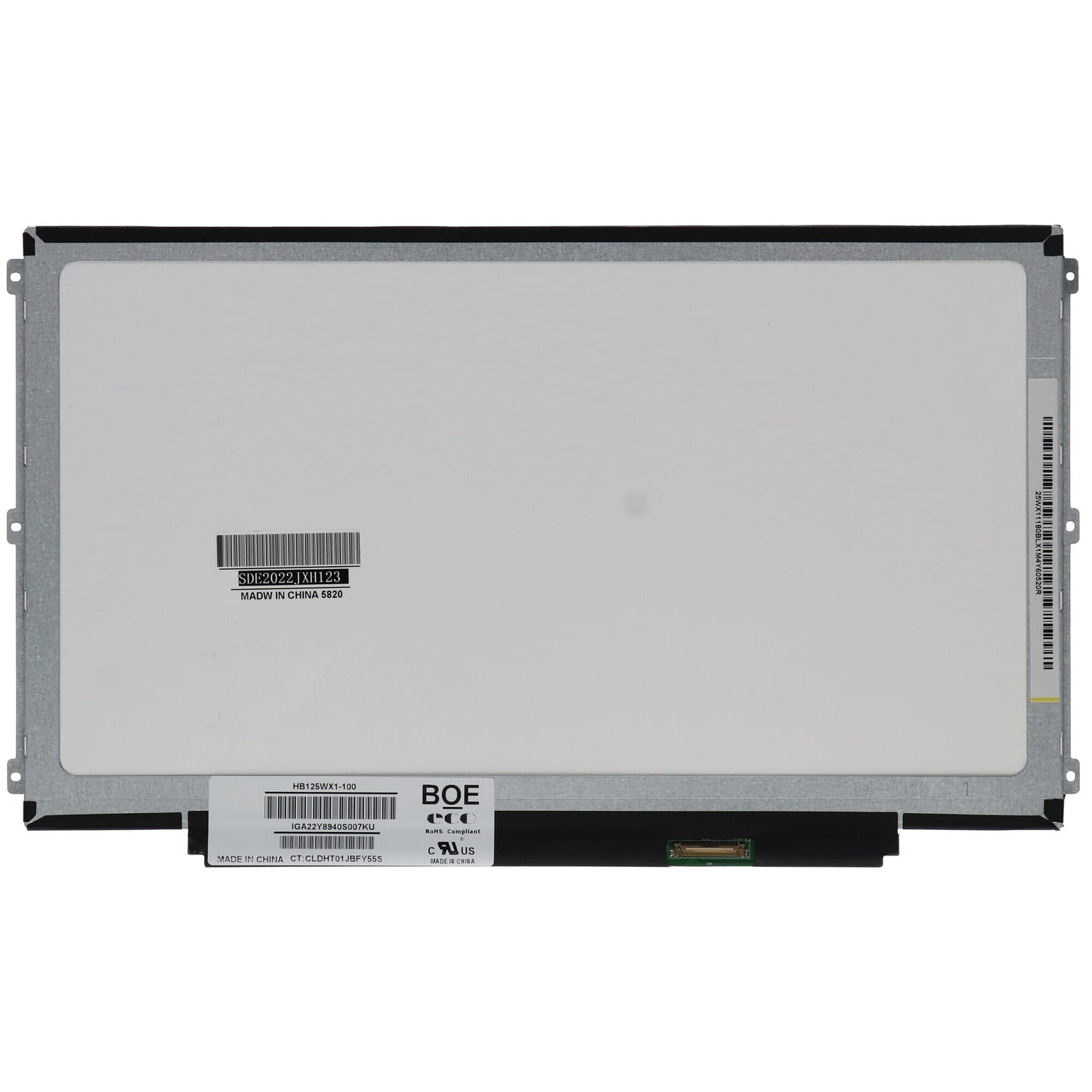 OEM 12,5 -Zoll -LCD -Bildschirm 1366x768 MAT 30pin EDP