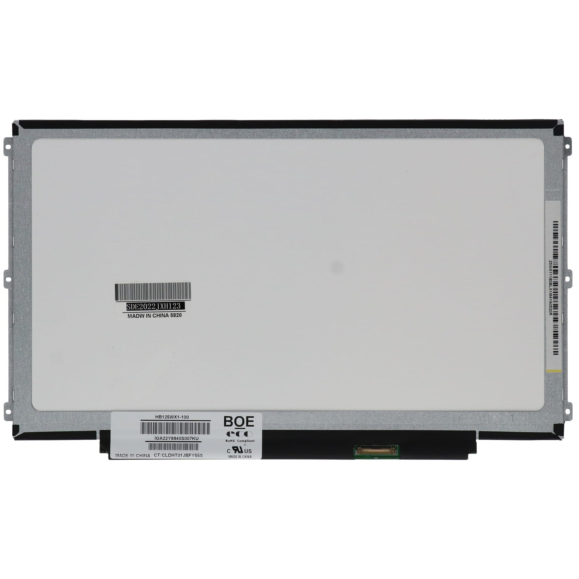 OEM 12,5 -Zoll -LCD -Bildschirm 1366x768 MAT 30pin EDP