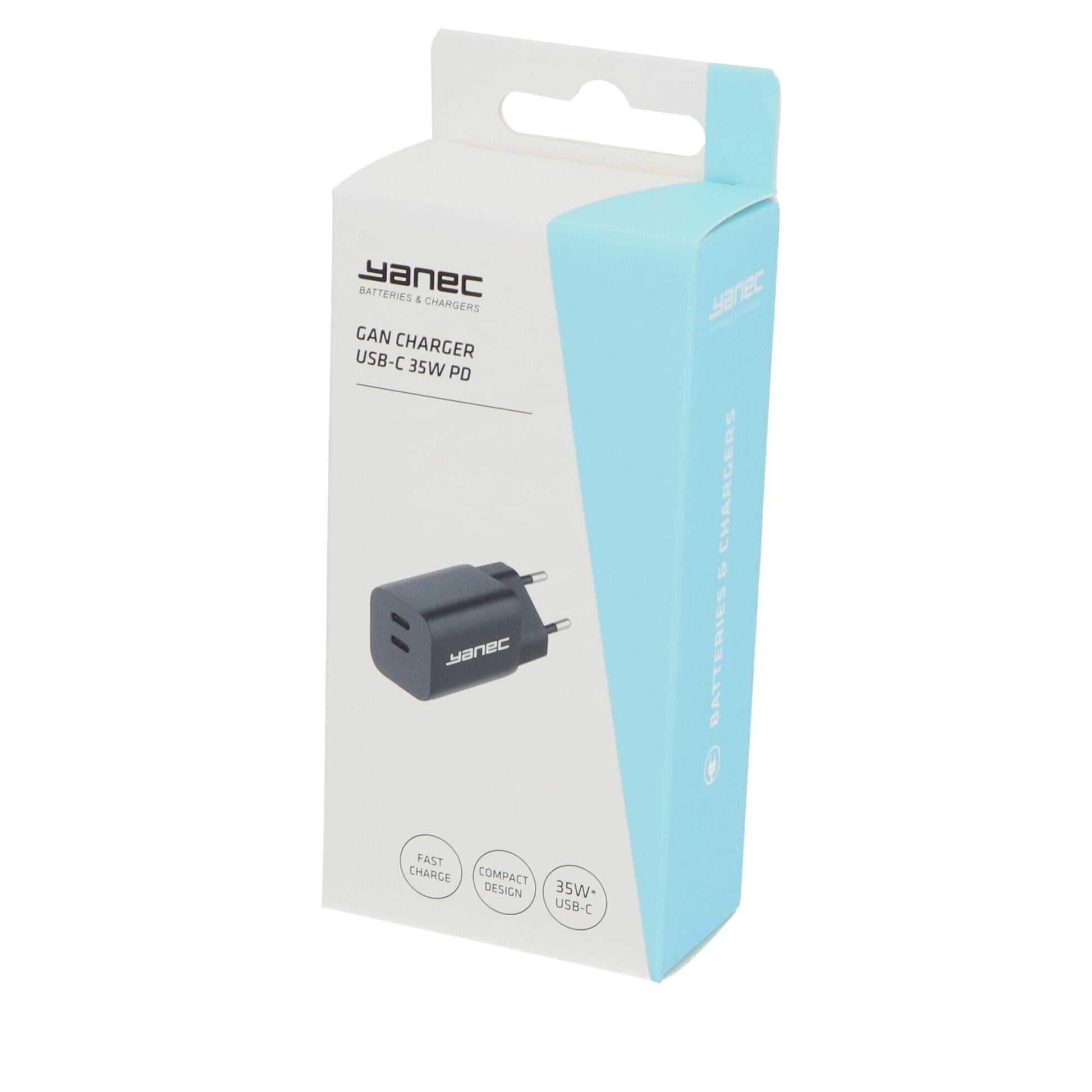 Yanec Compact Gan Ladegerät USB-C 35W