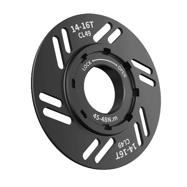 Motinova Kettenrad-Sicherungsmutter MTB – cl=49mm-16t