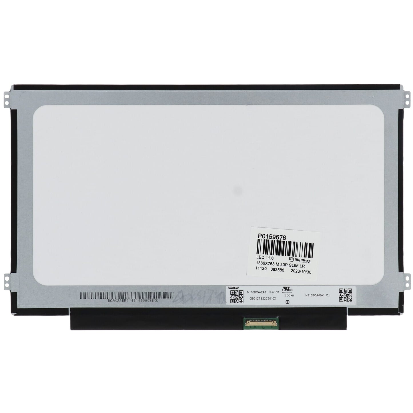 OEM 11,6 -Zoll -LCD -Bildschirm 1366x768 MAT 30pin EDP, IPS
