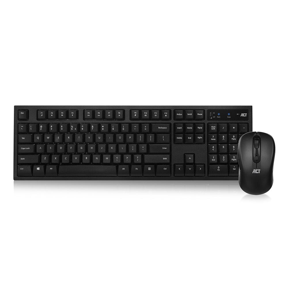 Act Wireless Tastatur und Maus USB -Nano -Empfänger QWERTY