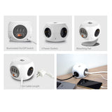 ACT Square Socket (PDU) mit 3 Sockets Typ F 1,5 m - afbeelding 2