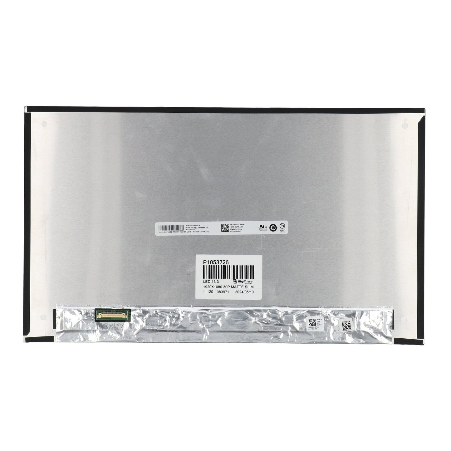 13,3-Zoll-LCD-Bildschirm 1920 x 1080 matt 30pin EDP, IPS