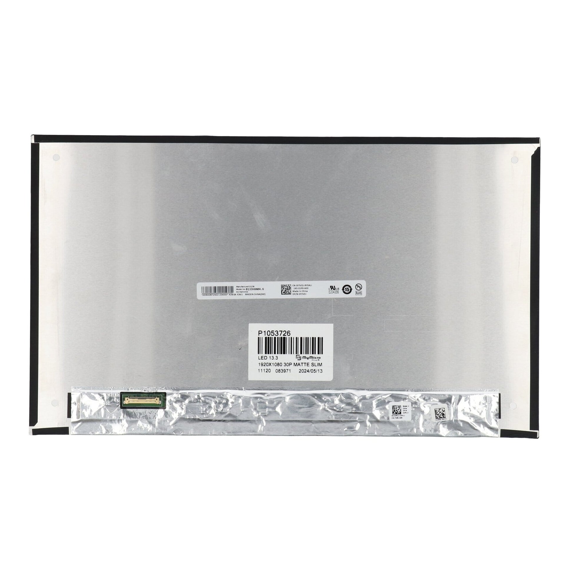 13,3-Zoll-LCD-Bildschirm 1920 x 1080 matt 30pin EDP, IPS