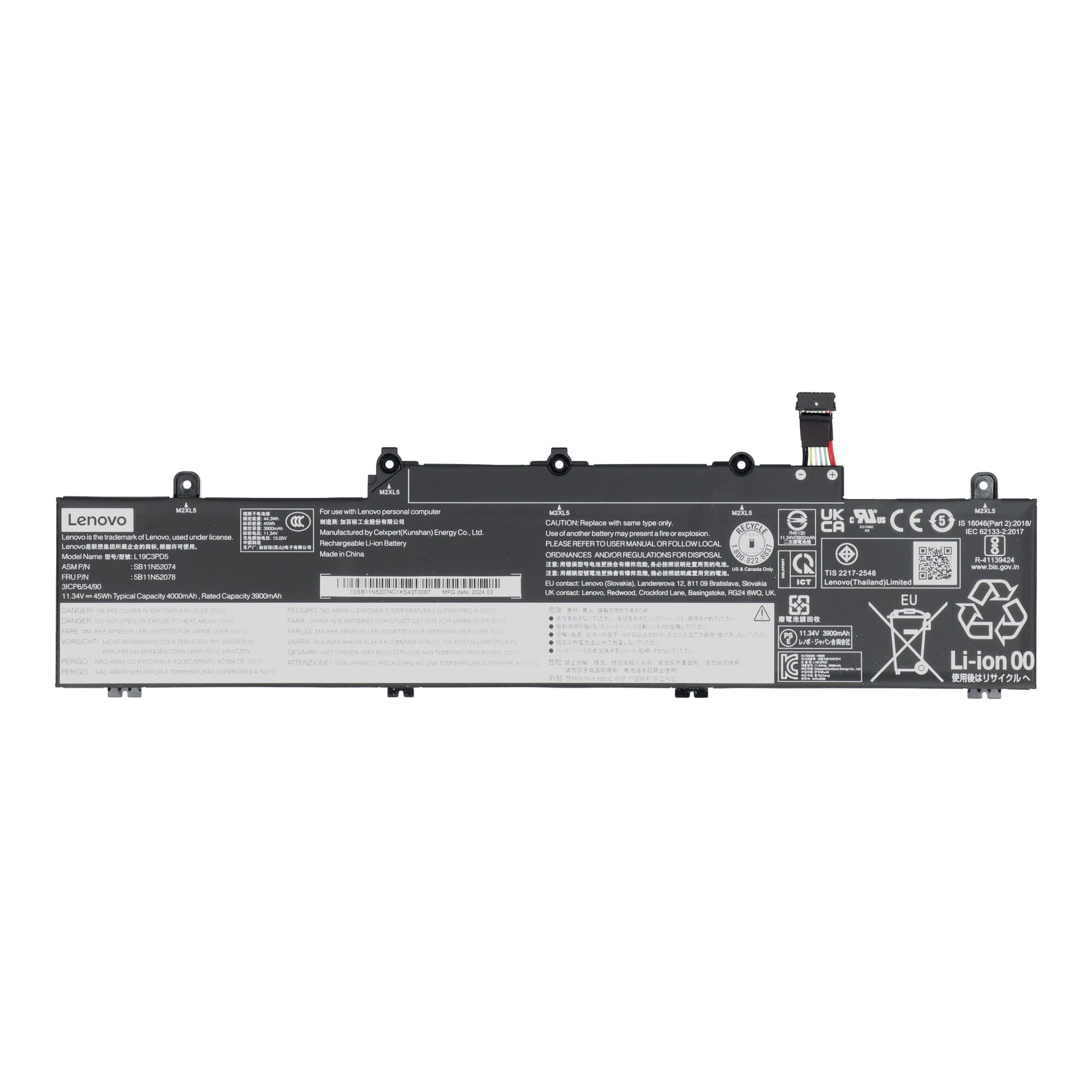 Lenovo -Laptop -Akku 3968 MAH