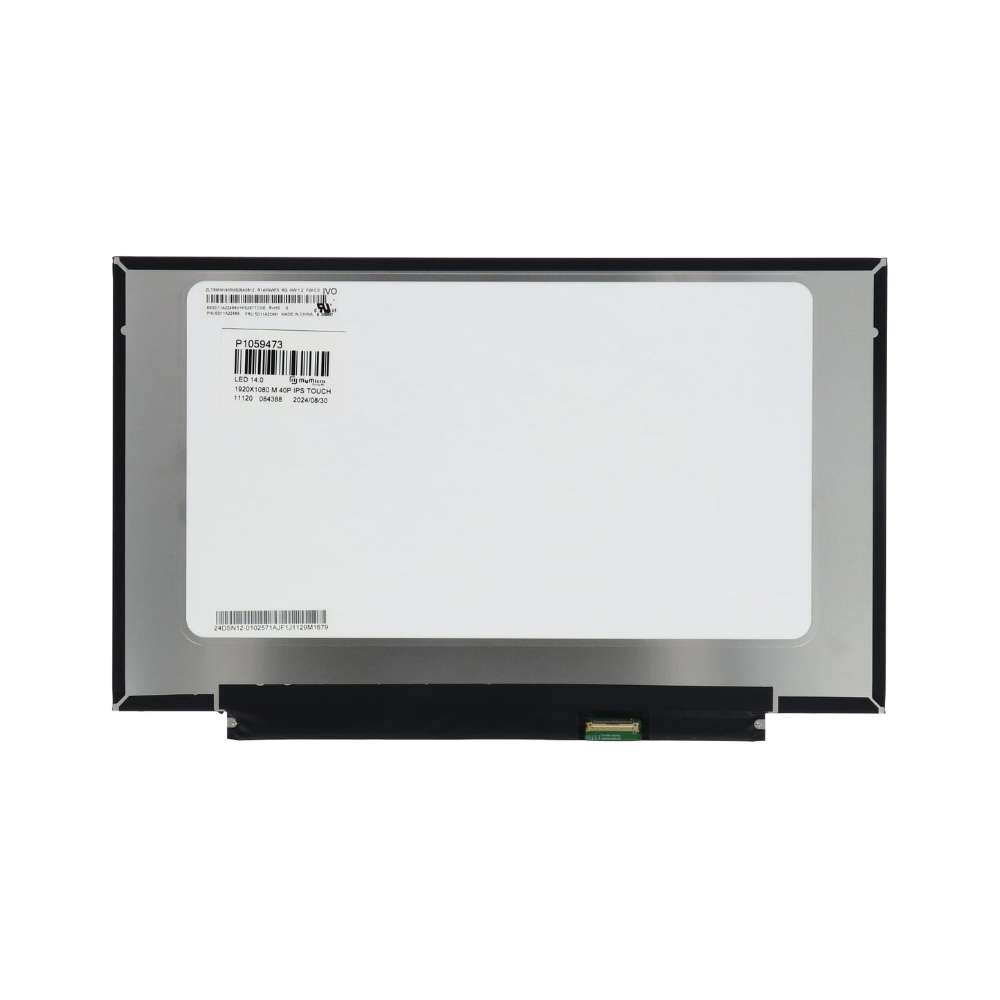 OEM 14,0 Zoll LCD -Bildschirm 1920x1080 Matte, 40pin 20mm, IPS, Touch