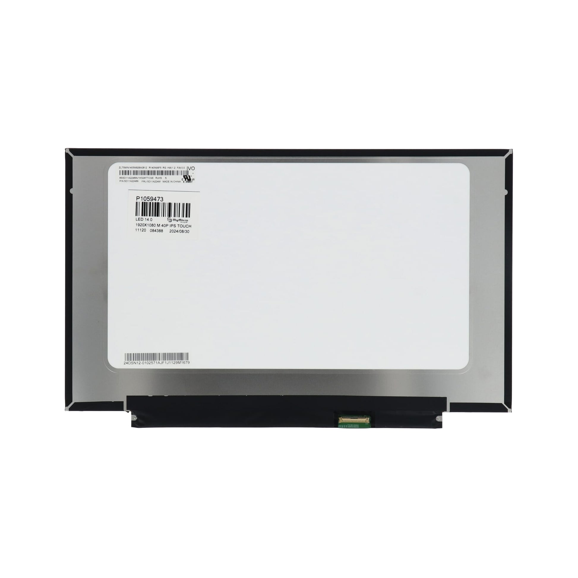 OEM 14,0 Zoll LCD -Bildschirm 1920x1080 Matte, 40pin 20mm, IPS, Touch