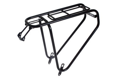 power safety gepäckträger glänzend schwarz