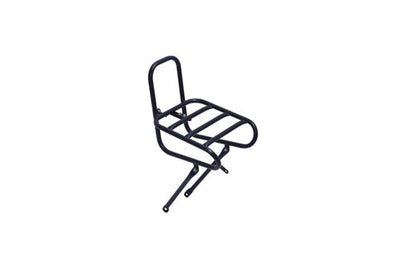 Steco Frontgepäckträger glatt 25cm Krone Bolzen matt schwarz