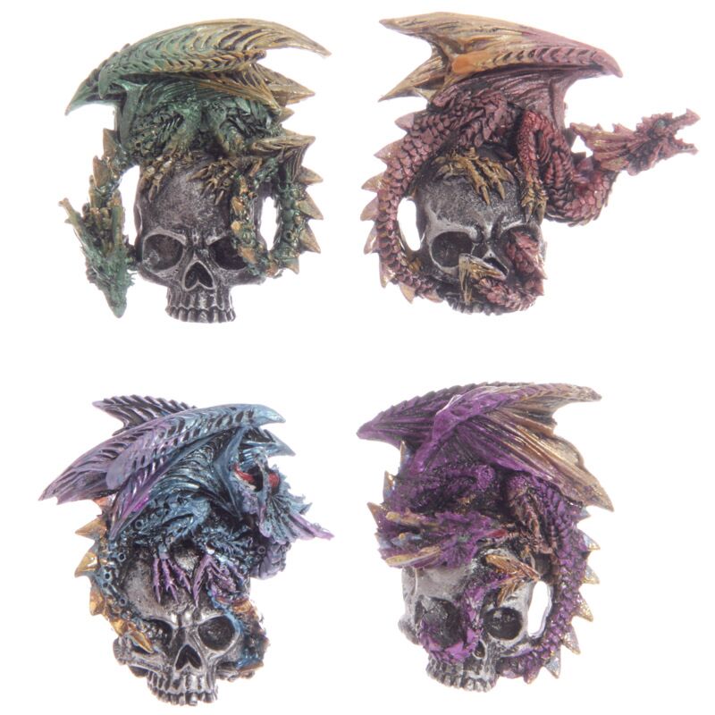 Gothic Dragon Schädelmagnet