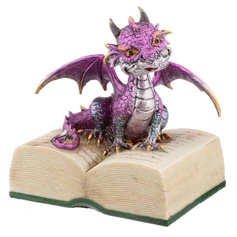 Elemente Drache mit Buch