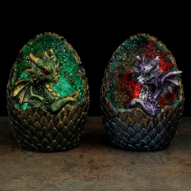 Elemente Baby Dragon Led Crystal Egg