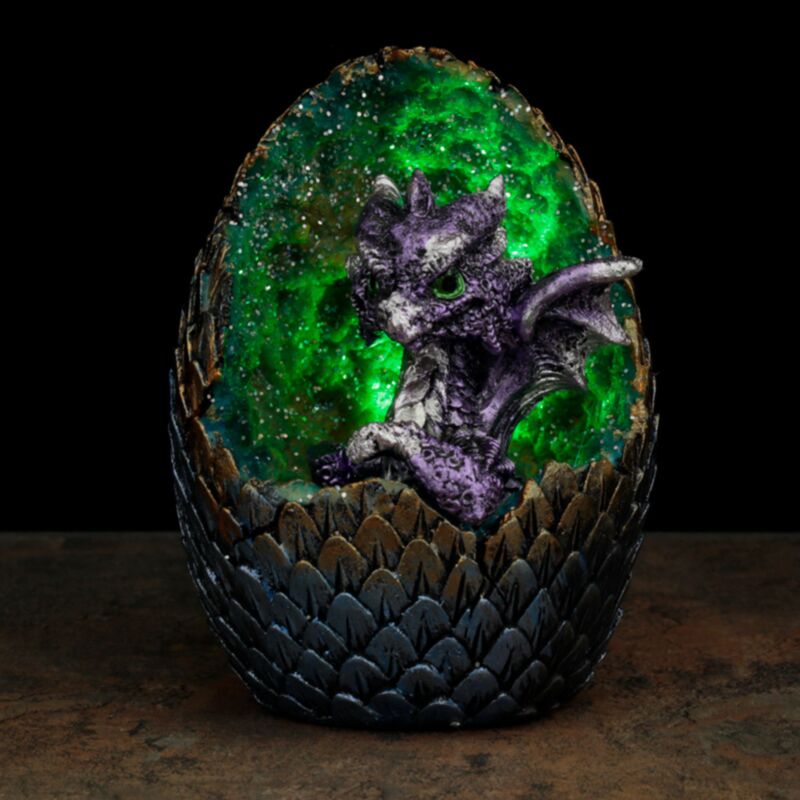 Elemente Baby Dragon Led Crystal Egg