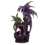 Dunkle Legenden Amethisten Kristal Drache - afbeelding 1