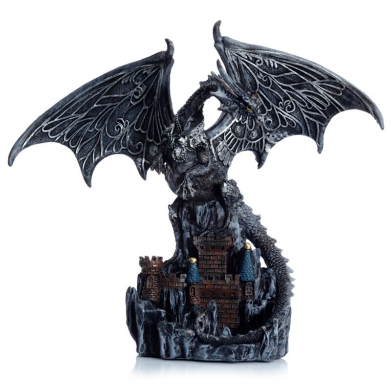 Dunkle Legenden Flügel der Magie Silber Schloss Wacther Drache