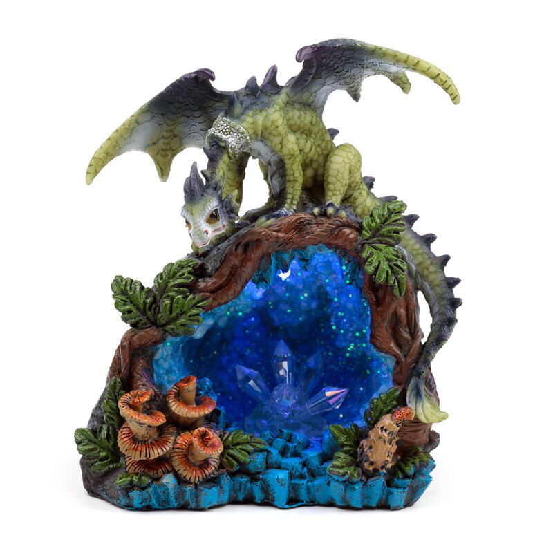 Süße Träume Baby Drache LED Waldkristallhöhle