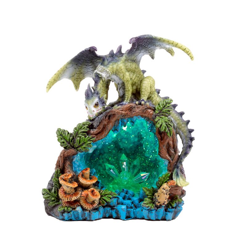 Süße Träume Baby Drache LED Waldkristallhöhle