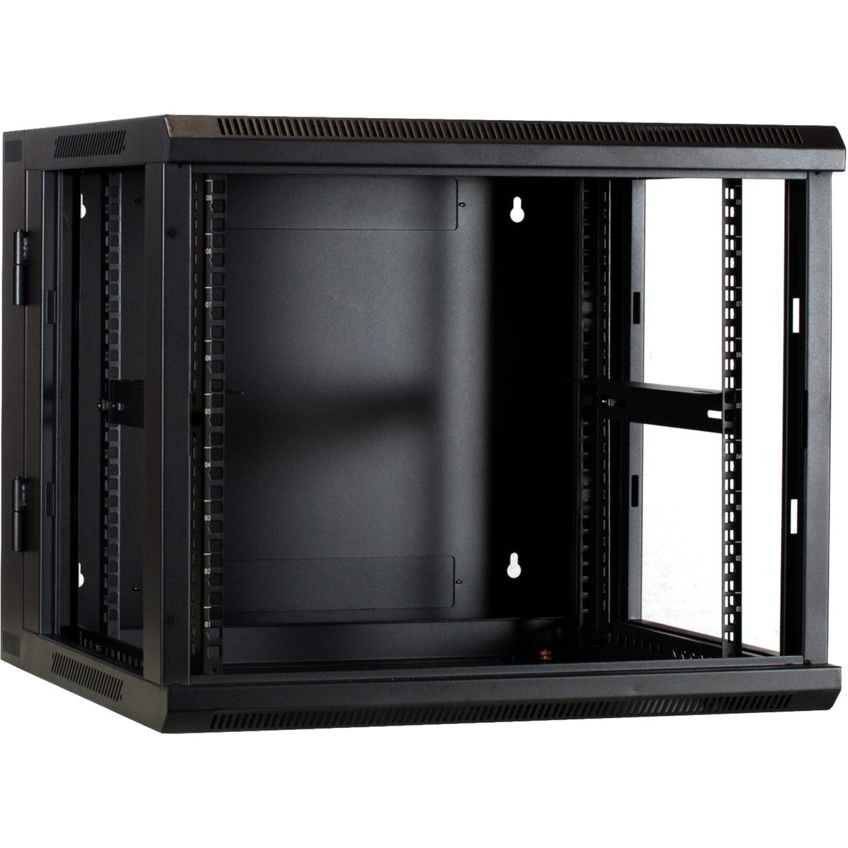 DSI 9U-Wandschrank (neigbar) mit Glass Doords6609-D