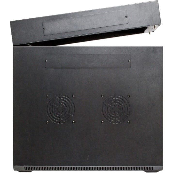 DSI 9U-Wandschrank (neigbar) mit Glass Doords6609-D