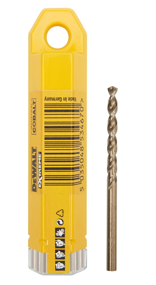 Dewalt Zubehör HSS Industrie-Kobalt-Metallbohrer 3,2 mm – DT4921-QZ