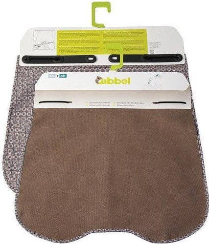 Qibbel Styling Set Windschutzscheibe Canvas Brown