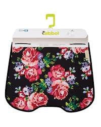 Qibbel Styling-Set Windschutzscheibe Rosen schwarz