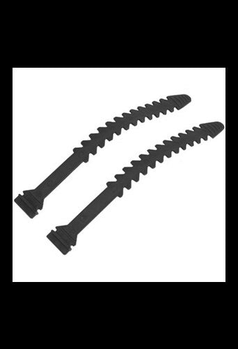 Fußschlaufen Junior 25 cm schwarz 2 Stück