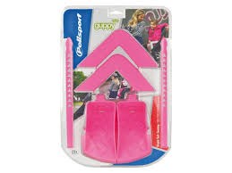 Polisportstil Set hinter Pink