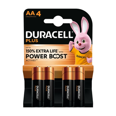 Duracell -Batterie plus AA MN1500 1,5 V LR6 Alkaline (4st)