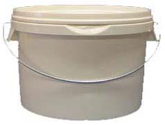 Eimer weiß Eurobehälter + Deckel 10ltr