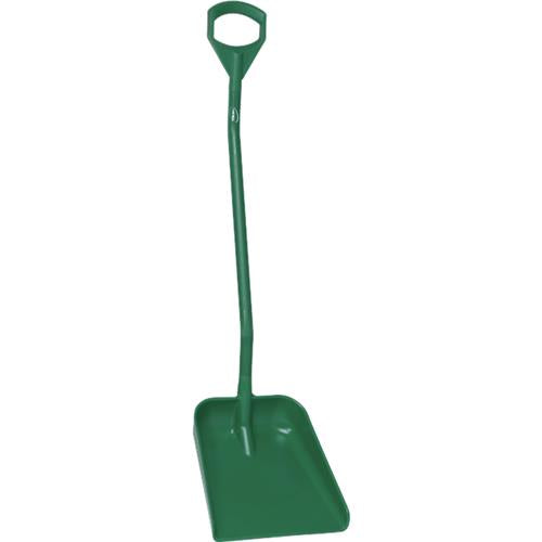 Vikan Hygieneschaufel grün mit extra langem Stiel 130 cm und großer Klinge 38x34