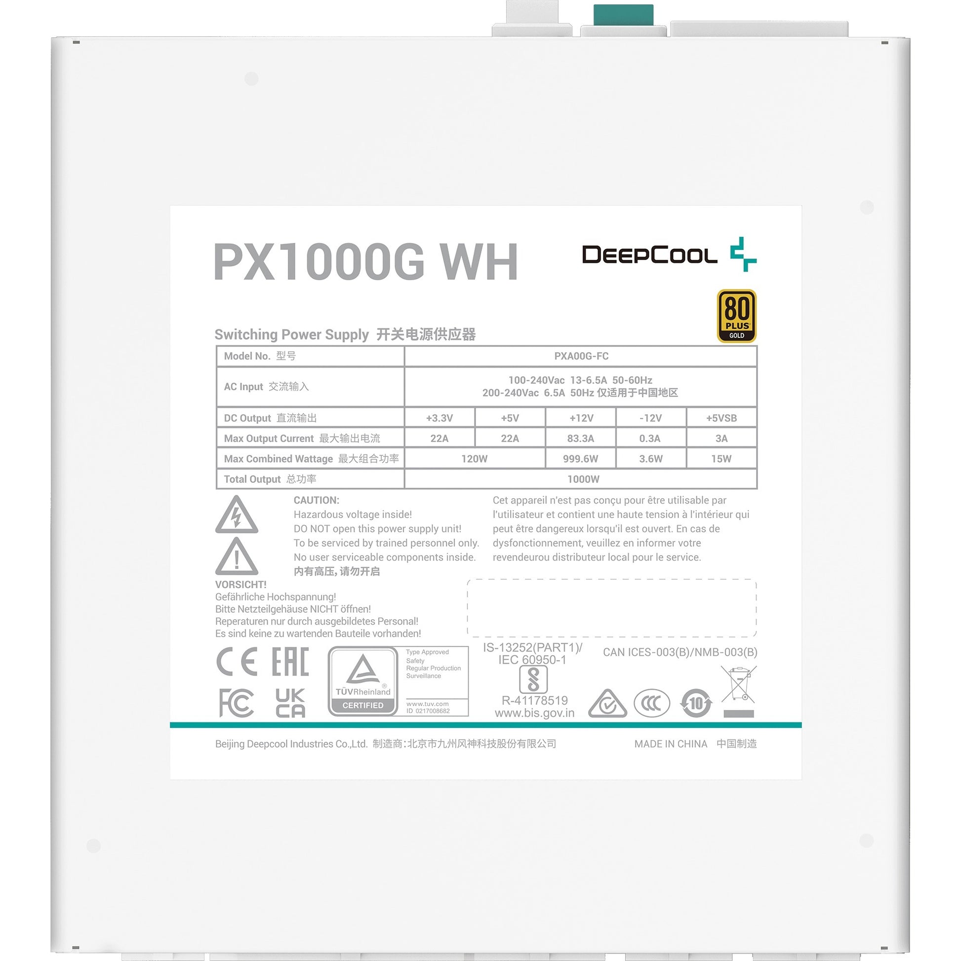 DeepCool PX1000G 1000W