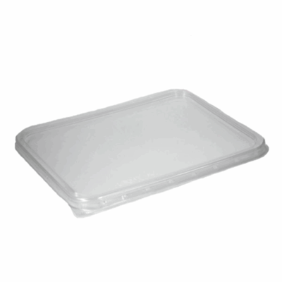Deckel für Kilobehälter PP transparent 195x140mm (50 Stück)