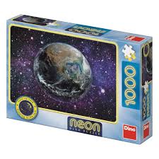 Dinotoys Dino -Puzzle - Glühen im dunklen Planeten Erde - 1000 Stücke