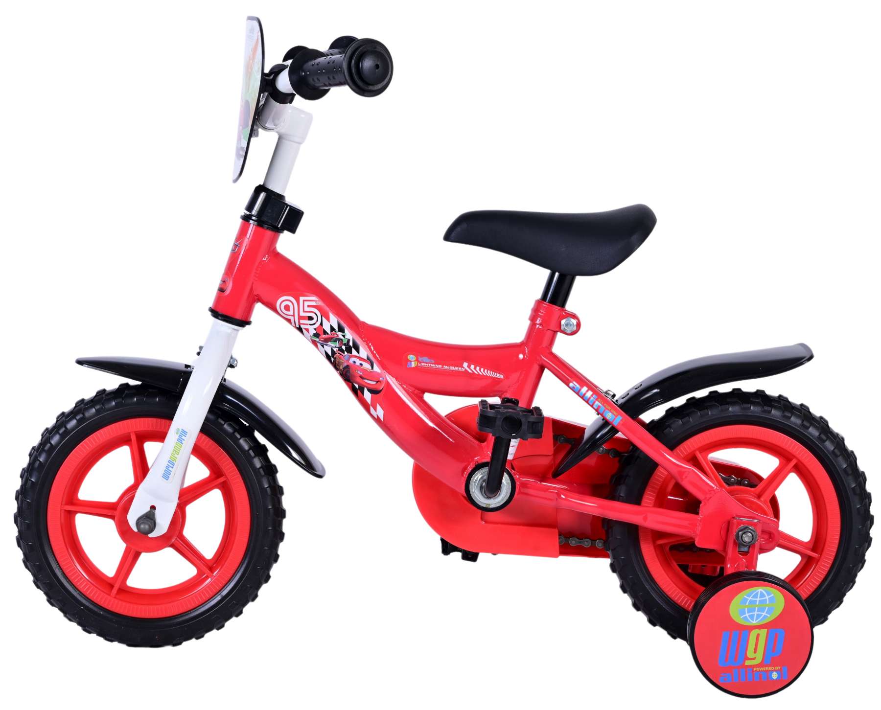 Disney Cars Children's Bicycle - Jungen - 10 Zoll - Rot - Trapper