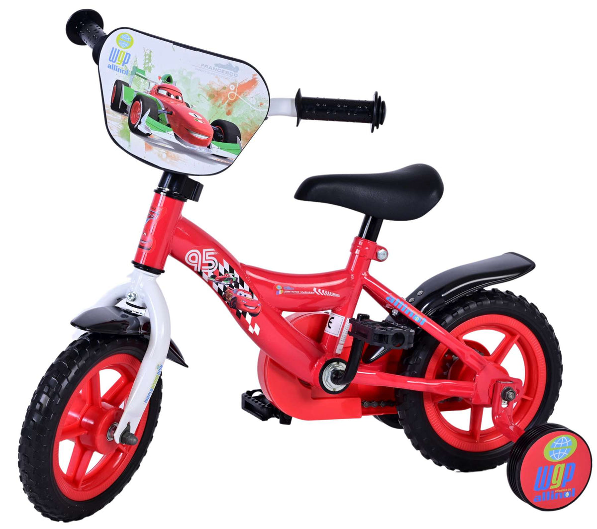 Disney Cars Children's Bicycle - Jungen - 10 Zoll - Rot - Trapper