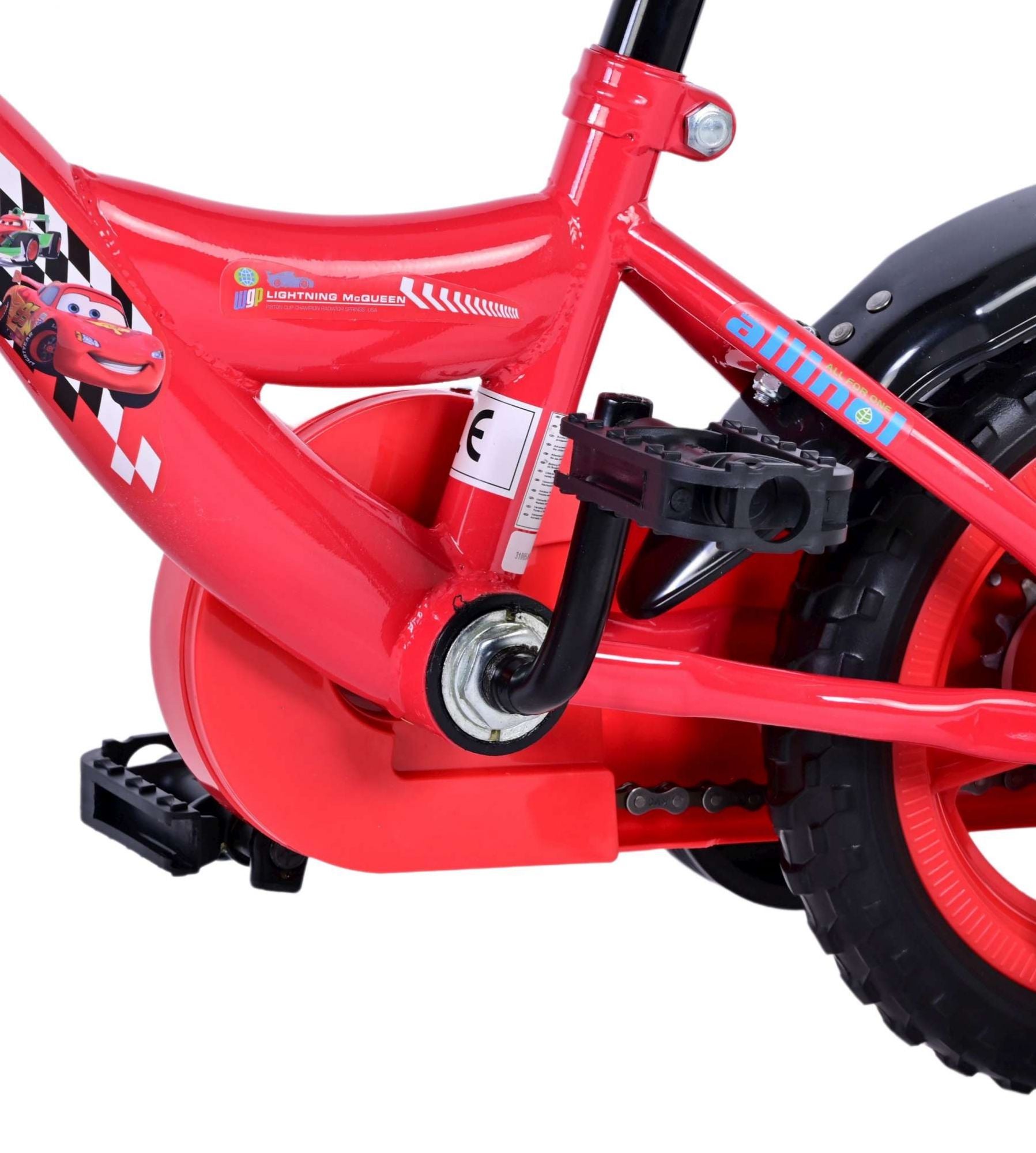 Disney Cars Children's Bicycle - Jungen - 10 Zoll - Rot - Trapper