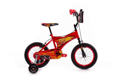 Disney Autos Disney Cars Kinderfahrrad – Jungen – 14 Zoll – rot – zwei Handbremsen