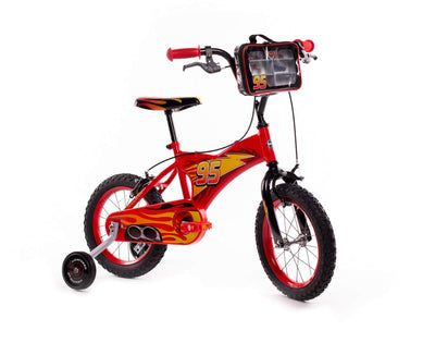 Disney Autos Disney Cars Kinderfahrrad – Jungen – 14 Zoll – rot – zwei Handbremsen