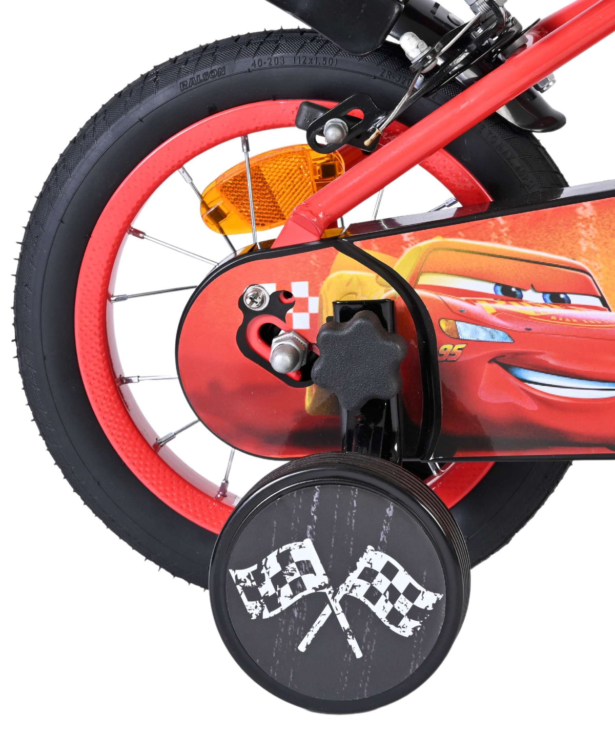 Disney Autos Disney Cars Kinderfahrrad – Jungen – 12 Zoll – zwei Handbremsen