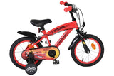 Disney Autos Disney Cars Kinderfahrrad – Jungen – 14 Zoll – rot – zwei Handbremsen - afbeelding 1