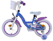 Disney Frozen 2 Kinderbike Girls 14 Zoll blau lila zwei Handbremsen - afbeelding 8